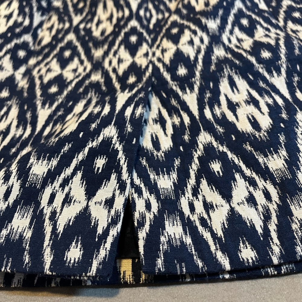 Beautifully made Banana Republic Ikat woven strapless dress size 8 excellent con - Picture 9 of 15